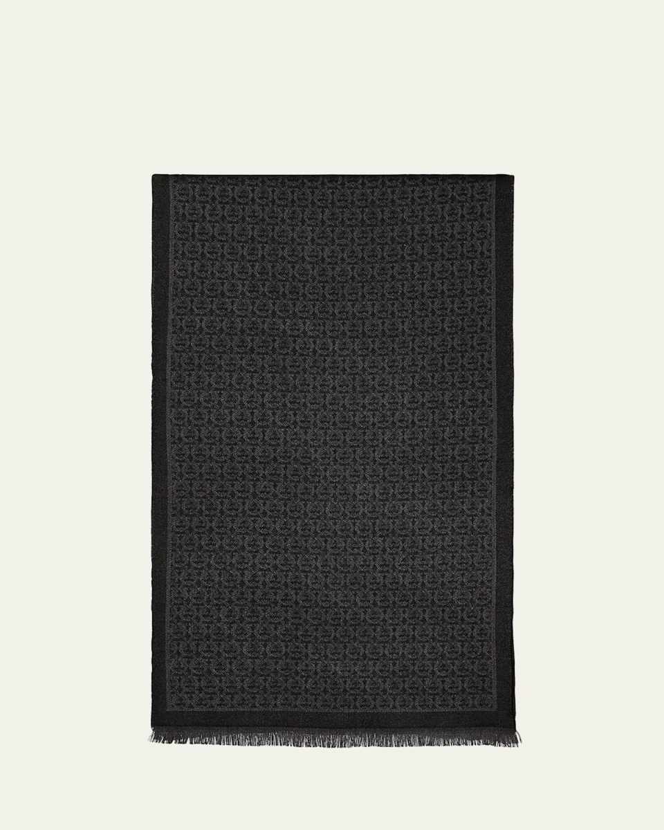 Sr The Gancini Wool Scarf
